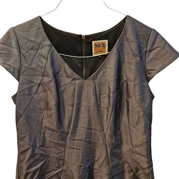 Nue by shani Grey Pencil Dress Size 10 - Picture 3 of 7